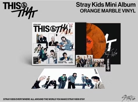 [PRE-ORDER] Stray Kids 10th Mini Album - THIS & THAT (Orange Marble Vinyl) (USA Target Exclusive)