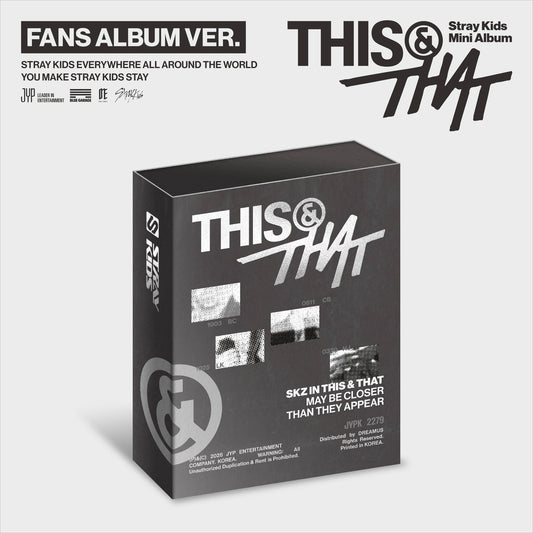 [PRE-ORDER] Stray Kids 10th Mini Album - THIS & THAT (FANS Ver.) (with Pre-Order Benefit Photocard)