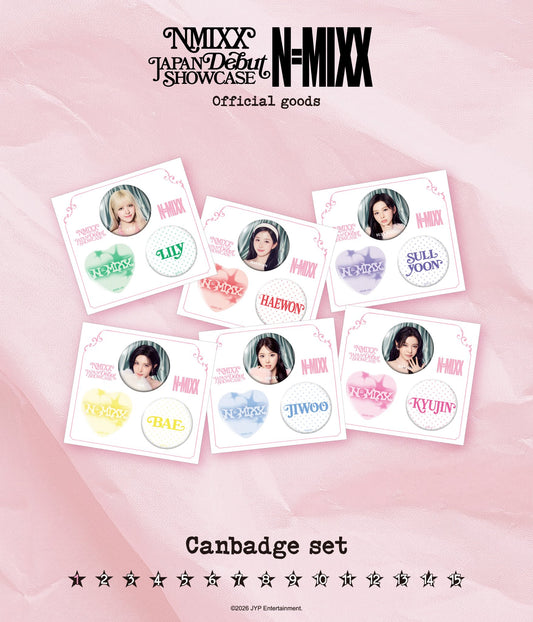 [PRE-ORDER] Can Badge Set - NMIXX Japan Debut Showcase 'N=MIXX' MD