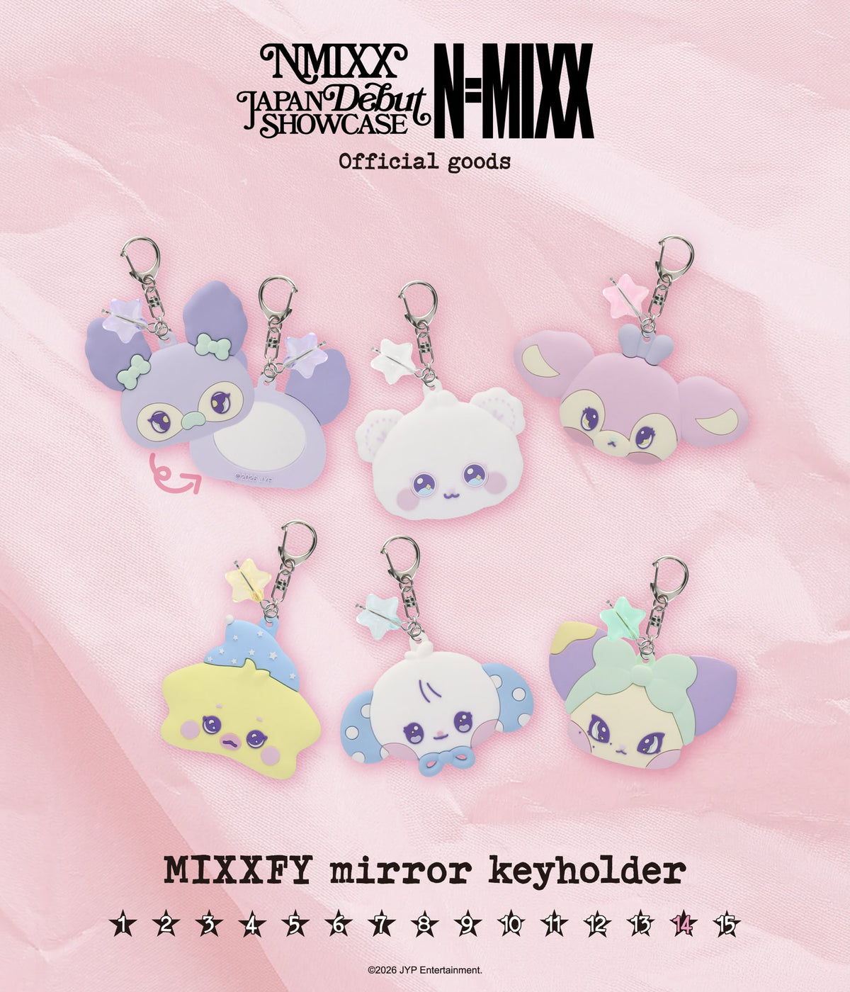 [PRE-ORDER] MIXXFFY Mirror Keyholder - NMIXX Japan Debut Showcase 'N=MIXX' MD