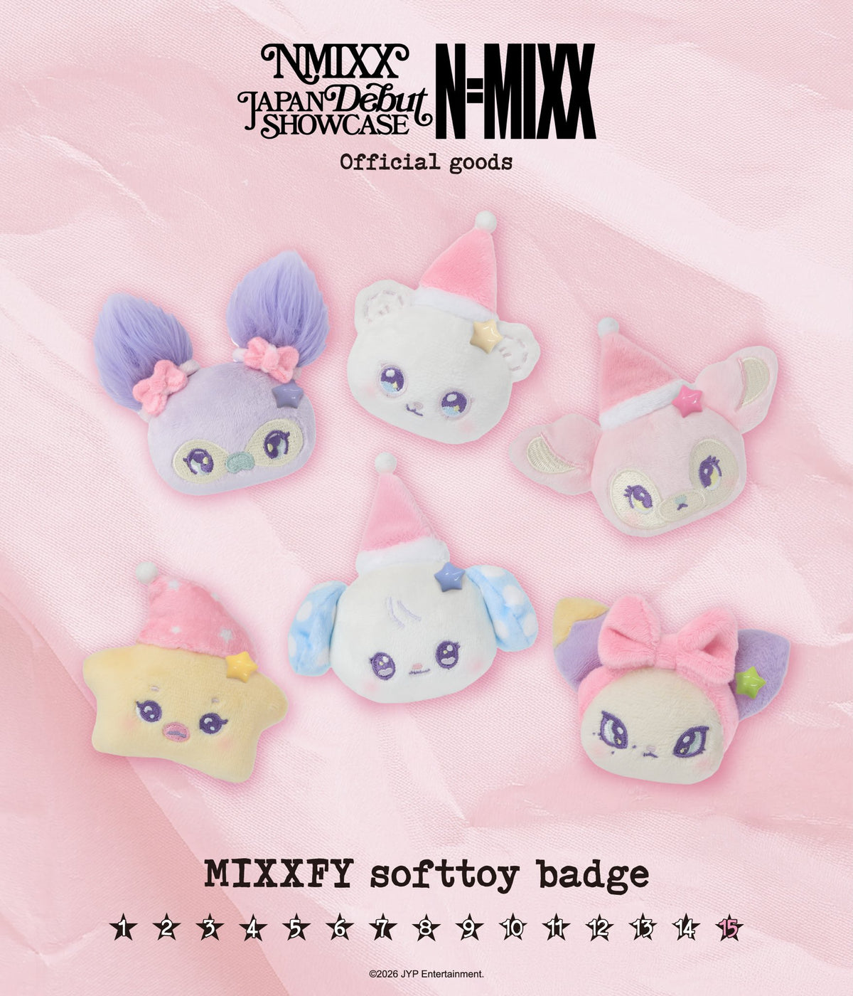 [PRE-ORDER] MIXXFFY Soft Toy Badge - NMIXX Japan Debut Showcase 'N=MIXX' MD