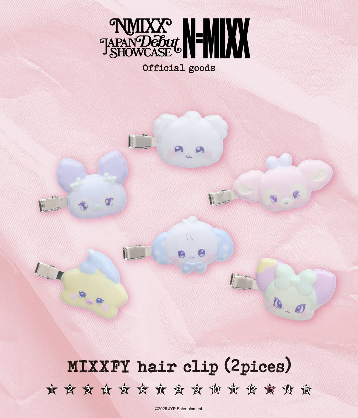 [PRE-ORDER] MIXXFFY Hairclip - NMIXX Japan Debut Showcase 'N=MIXX' MD