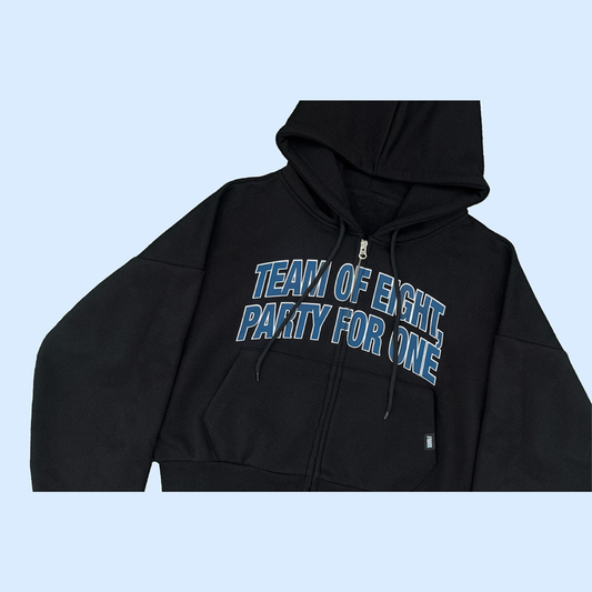 [PRE-ORDER] Crop Zip Up Hoodie - ATEEZ 8ROOM Pop Up Store