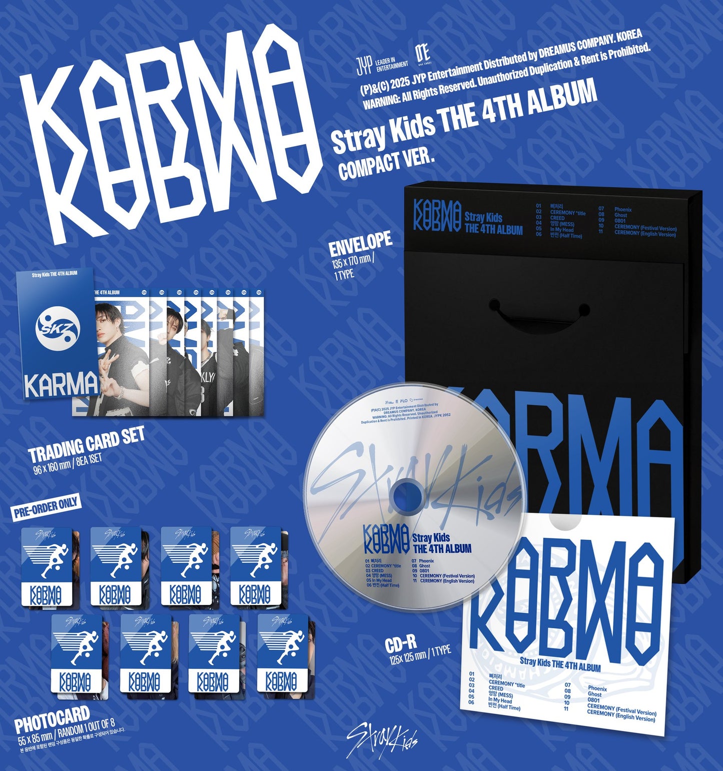 [PRE-ORDER] Stray Kids 4th album 'KARMA' - Compact Version