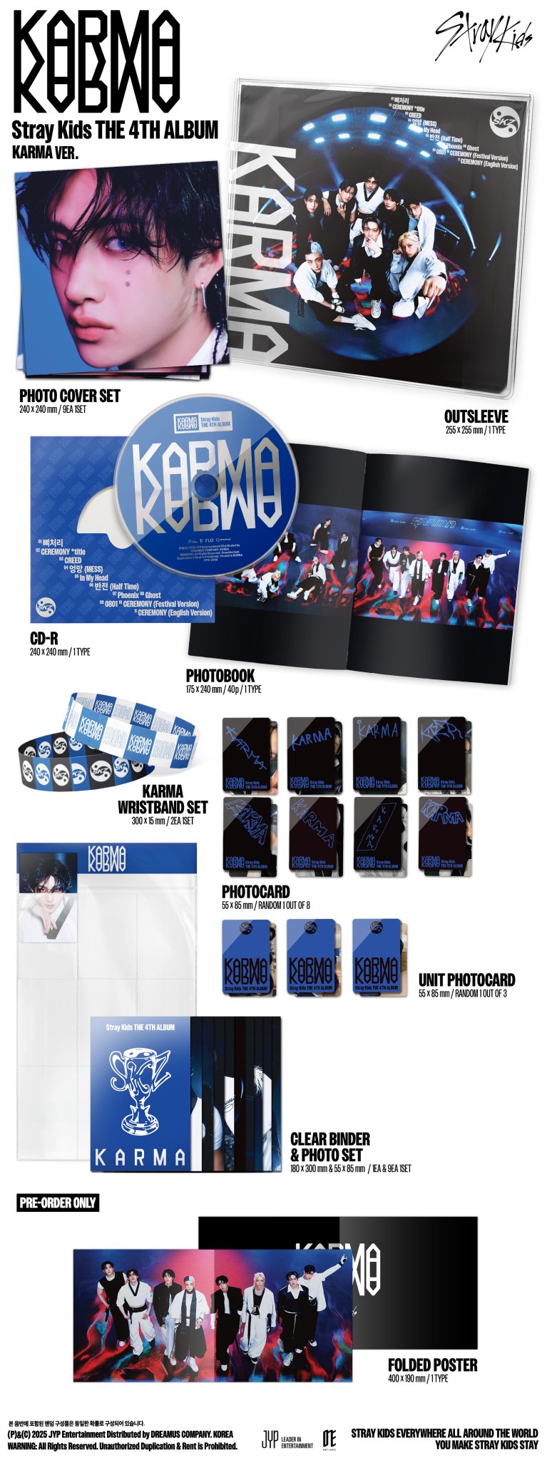 [PRE-ORDER] Stray Kids 4th album 'KARMA' - Karma Version (Limited)