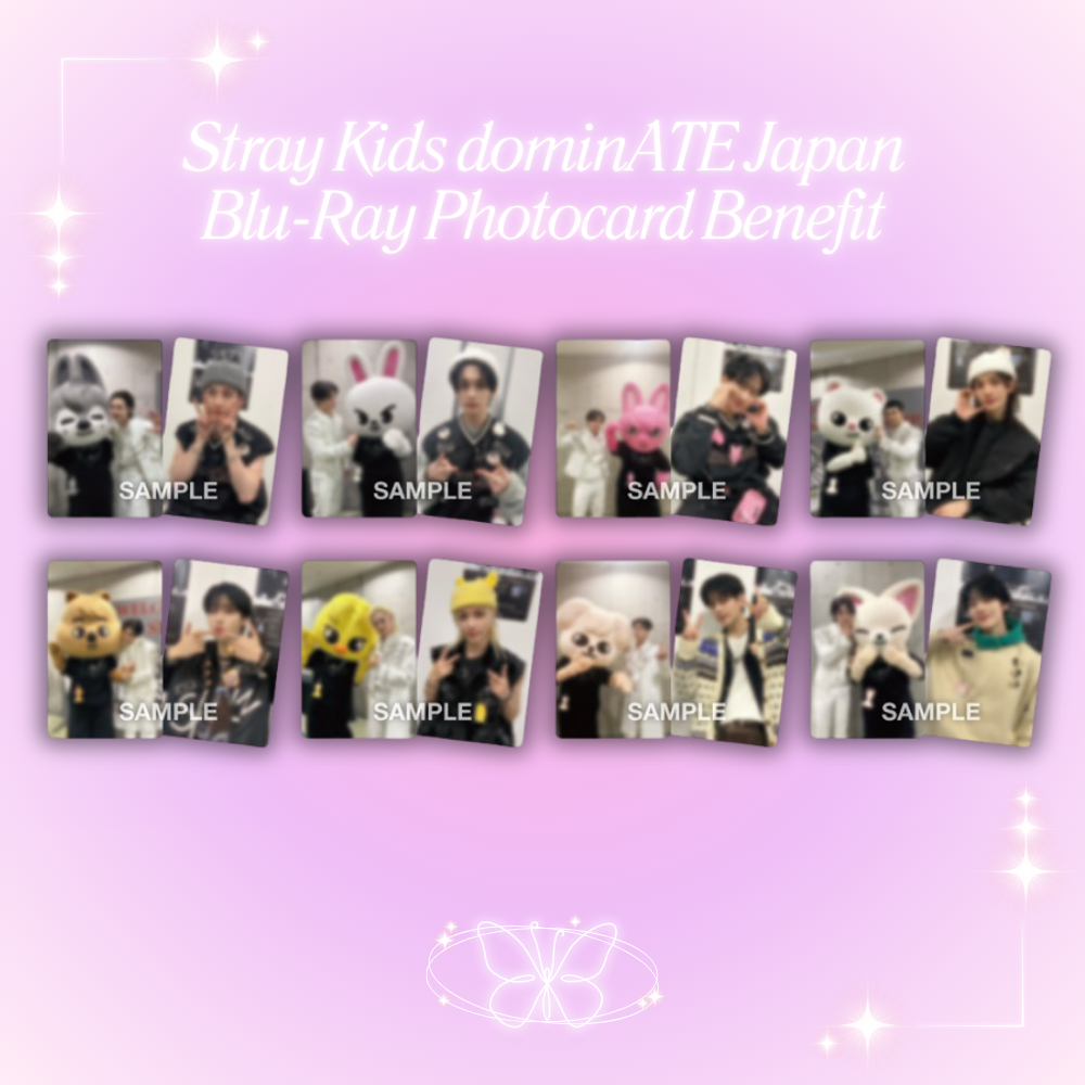 [PRE-ORDER] Stray Kids Stray Kids World Tour <dominATE JAPAN> Rakuten Benefit Photocard