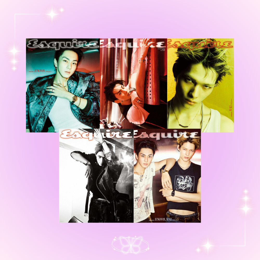 [PRE-ORDER] ENHYPEN Jungwon & Niki ESQUIRE Magazine - July 2026 Issue