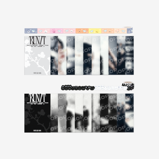 [PRE-ORDER] Postcard Book & Roll Sticker Set - Stray Kids World Tour 'RUN IT' MD