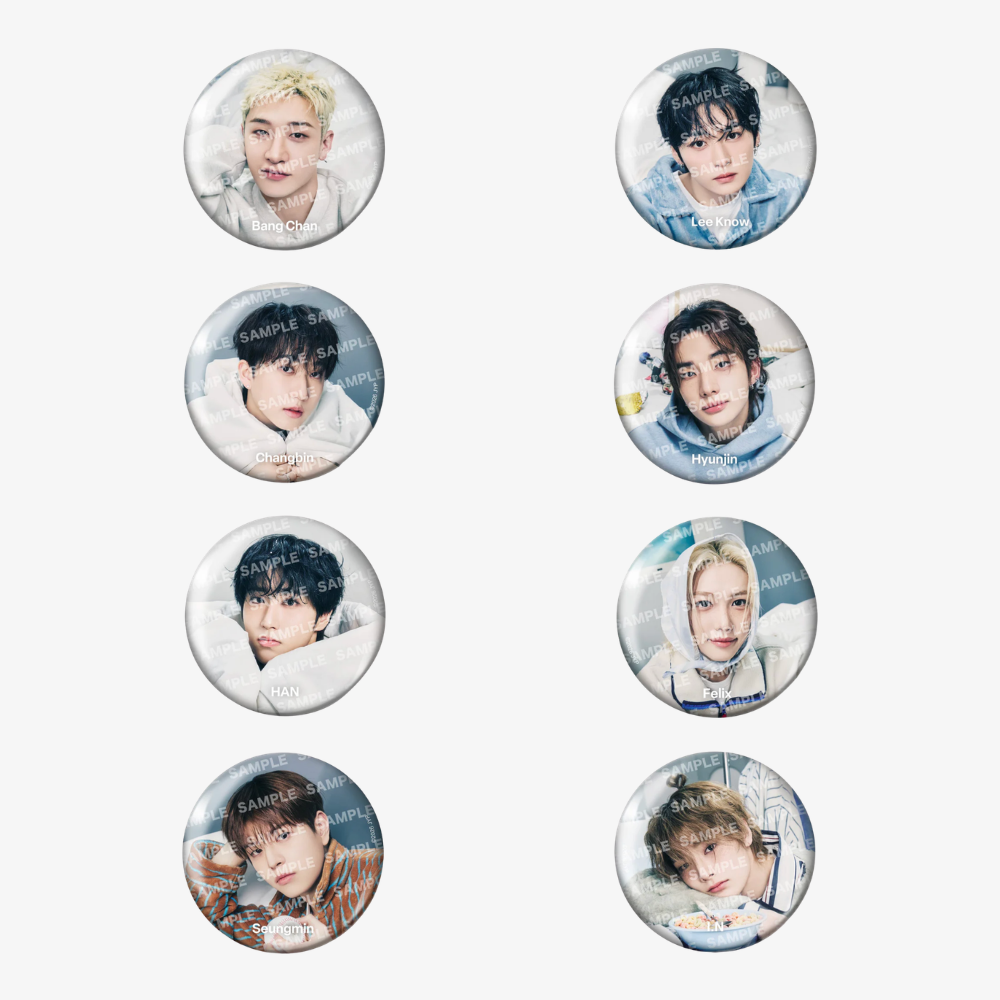 [PRE-ORDER] Photo Badge - Stray Kids World Tour 'RUN IT' Japan MD