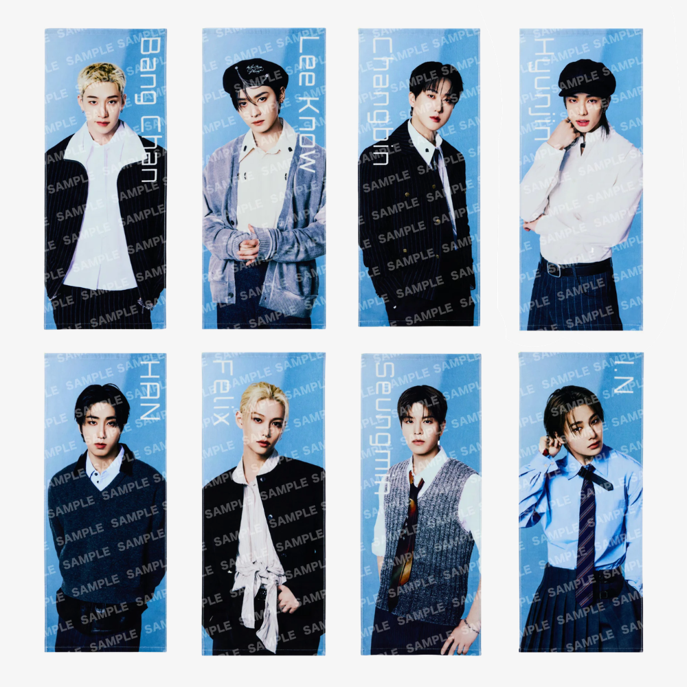 [PRE-ORDER] Photo Face Towel - Stray Kids World Tour 'RUN IT' Japan MD