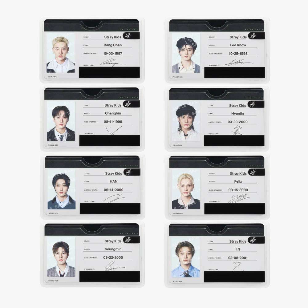 [PRE-ORDER] Profile Card Set - Stray Kids World Tour 'RUN IT' Japan MD