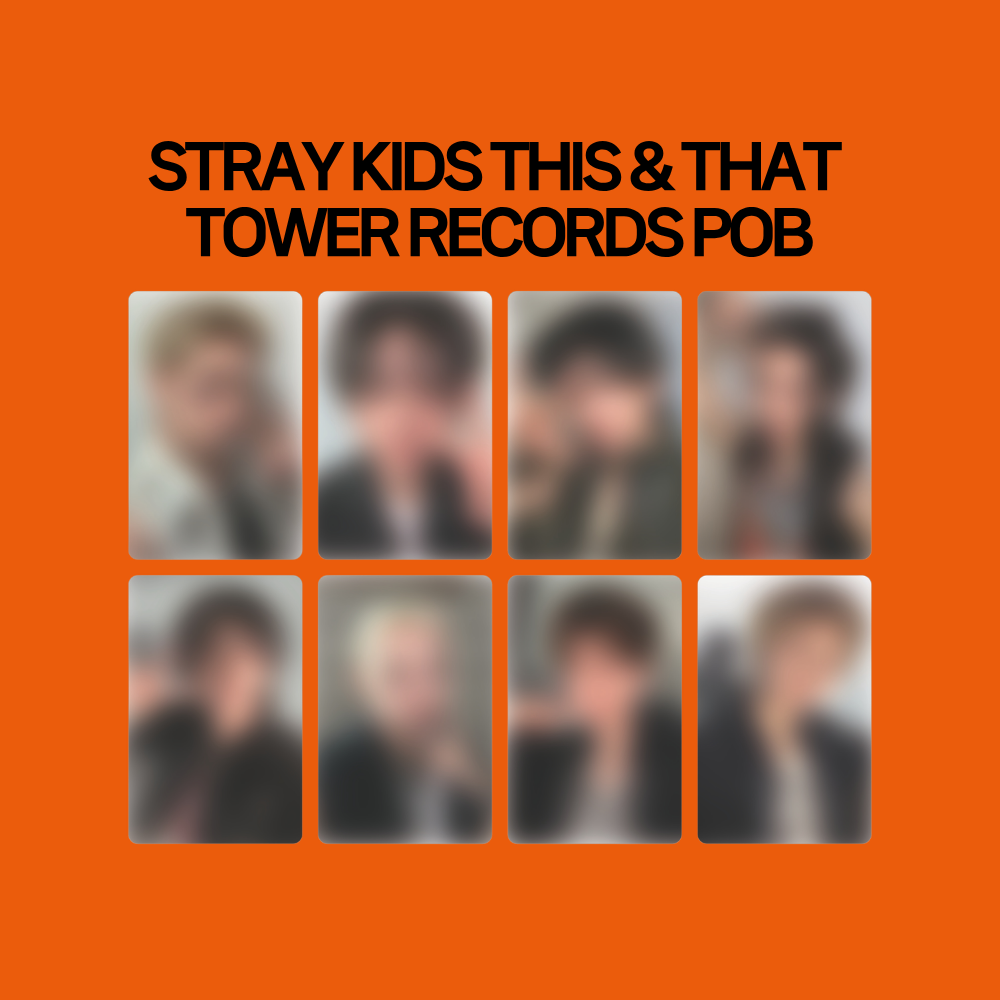 [PRE-ORDER] Stray Kids 10th Mini Album - THIS & THAT Tower Records POB Benefit Photocard