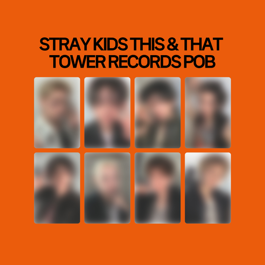 [PRE-ORDER] Stray Kids 10th Mini Album - THIS & THAT Tower Records POB Benefit Photocard