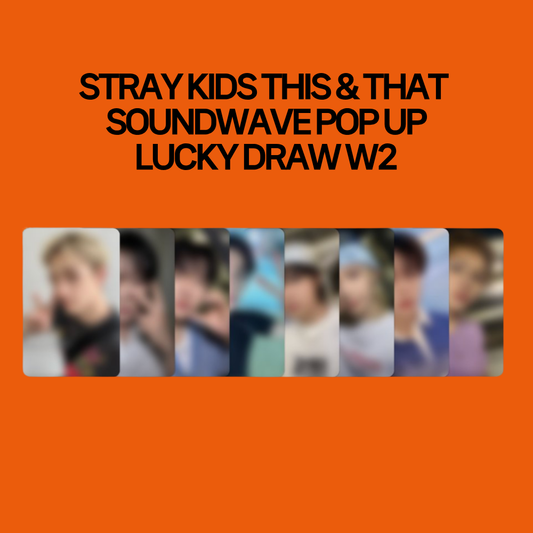 [PRE-ORDER] Stray Kids 10th Mini Album - THIS & THAT Pop Up Store Soundwave Lucky Draw Week 2 Photocard