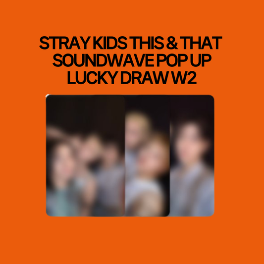 [PRE-ORDER] Stray Kids 10th Mini Album - THIS & THAT Pop Up Store Soundwave Lucky Draw Week 2 Unit Photocard