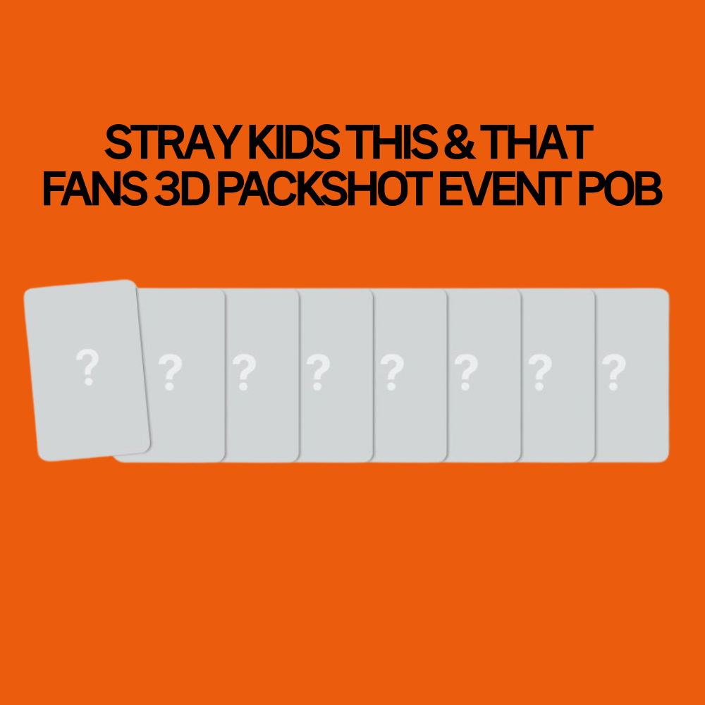 [PRE-ORDER] Stray Kids 10th Mini Album - THIS & THAT FANS 3D Packshot Event POB Benefit Photocard