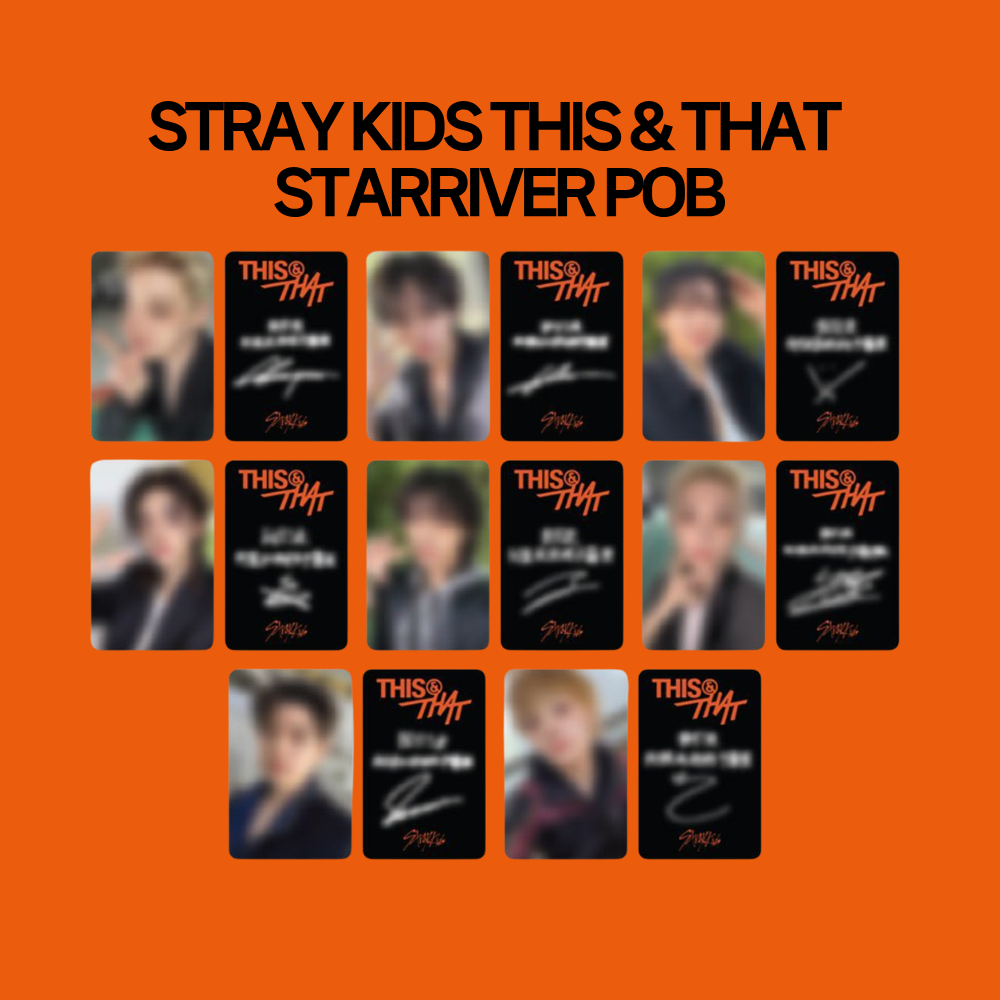 [PRE-ORDER] Stray Kids 10th Mini Album - THIS & THAT Starriver R2 POB Benefit Photocard