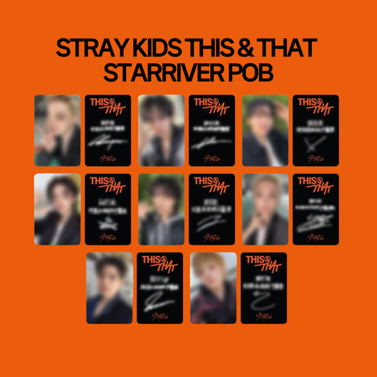 [PRE-ORDER] Stray Kids 10th Mini Album - THIS & THAT Starriver R2 POB Benefit Photocard