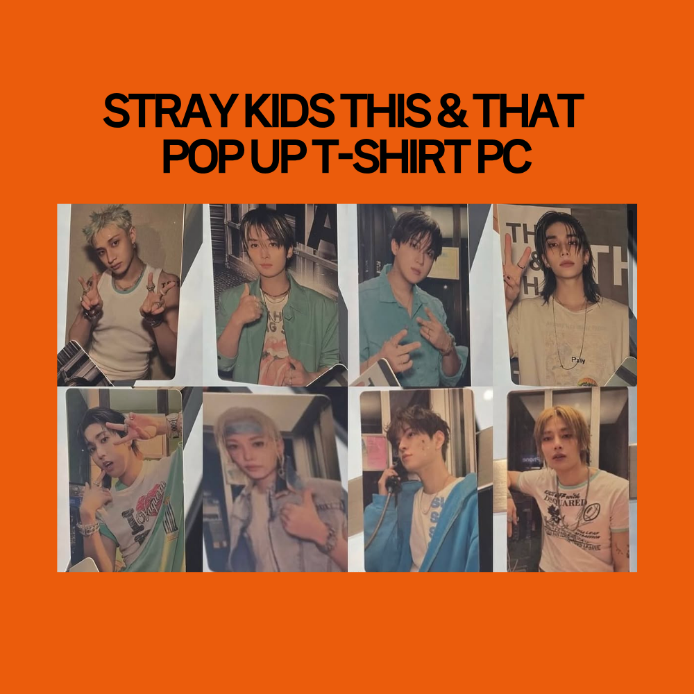 [PRE-ORDER] Stray Kids 10th Mini Album - THIS & THAT Pop Up Store T-Shirt Photocard