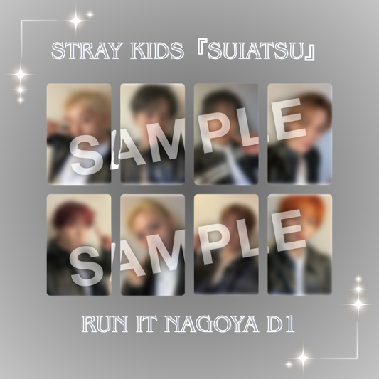 [PRE-ORDER] Stray Kids 4th Japanese Mini Album - 『SUIATSU』 'RUN IT' Nagoya Offline Day 1 POB Benefit Photocard