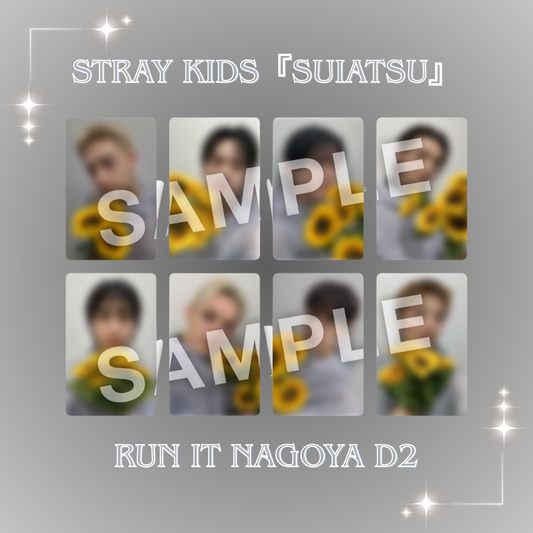 [PRE-ORDER] Stray Kids 4th Japanese Mini Album - 『SUIATSU』 'RUN IT' Nagoya Offline Day 2 POB Benefit Photocard