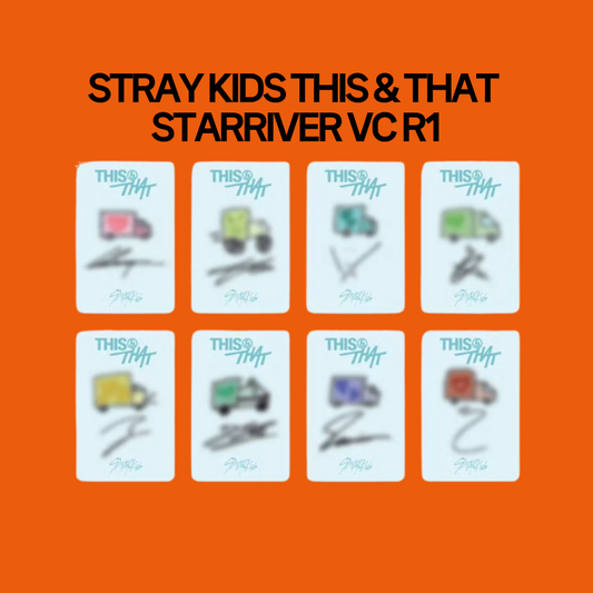 [PRE-ORDER] Stray Kids 10th Mini Album - THIS & THAT Starriver VC R1 POB Benefit Photocard