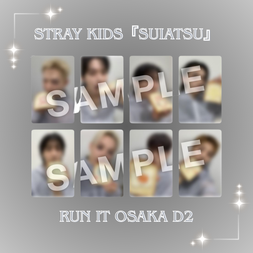 [PRE-ORDER] Stray Kids 4th Japanese Mini Album - 『SUIATSU』 'RUN IT' Osaka Offline Day 2 POB Benefit Photocard