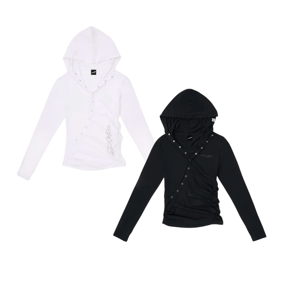 [PRE-ORDER] Hood Long Sleeve T-Shirt - Stray Kids World Tour 'RUN IT' 2nd Lineup Japan MD
