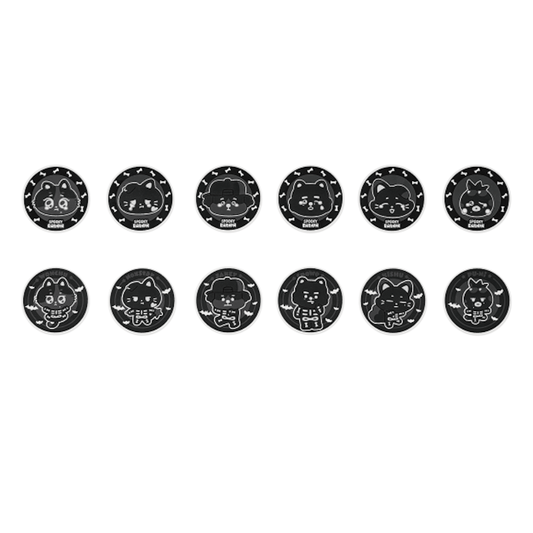 [PRE-ORDER] Glow Sticker Roll (Midnight) - Spooky ENCHIN MD