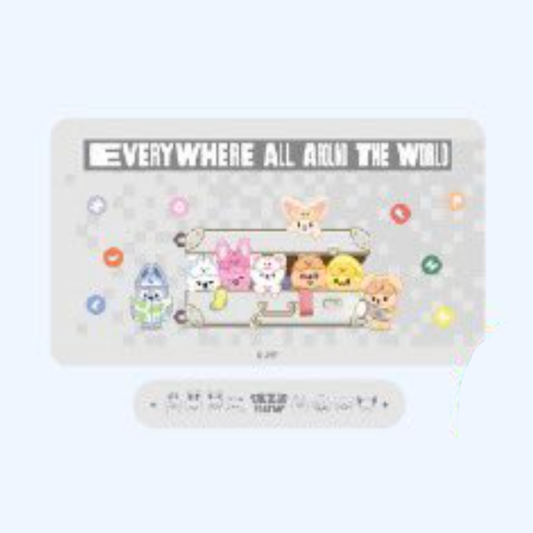 [PRE-ORDER] SKZOO Desk Mat & Wrist Rest Set - Stray Kids SKZOO Everywhere All Around the World China Pop Up MD