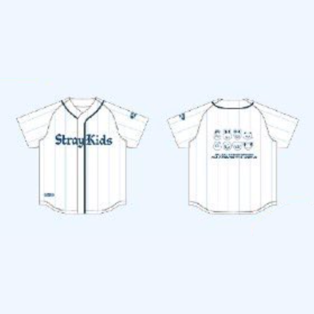 [PRE-ORDER] Baseball Jersey China Ver. - Stray Kids SKZOO Everywhere All Around the World China Pop Up MD