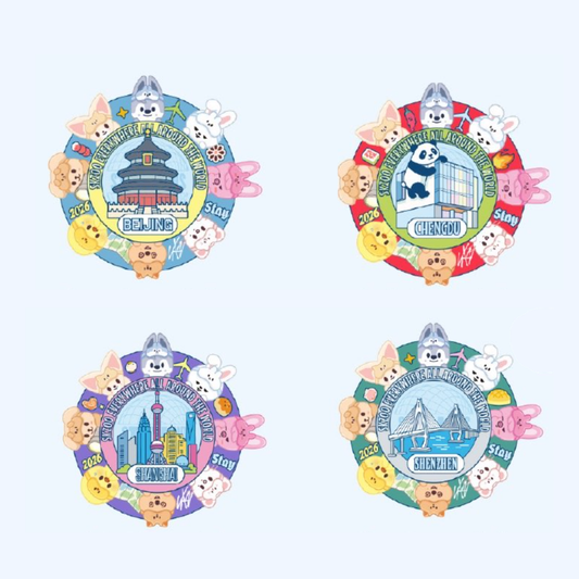 [PRE-ORDER] SKZOO Metal Magnetic Badge (Offline Exclusive) - Stray Kids SKZOO Everywhere All Around the World China Pop Up MD