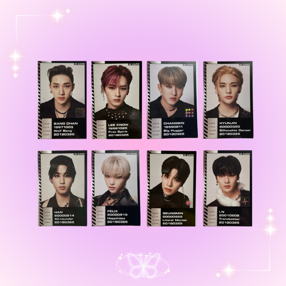 Stray Kids ODDINARY Album Photocards (ID Ver.)