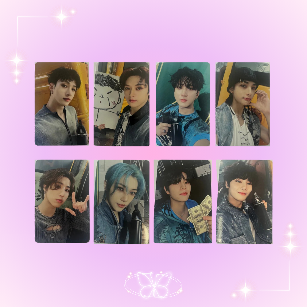 Stray Kids Rockstar Music Korea POB Photocards