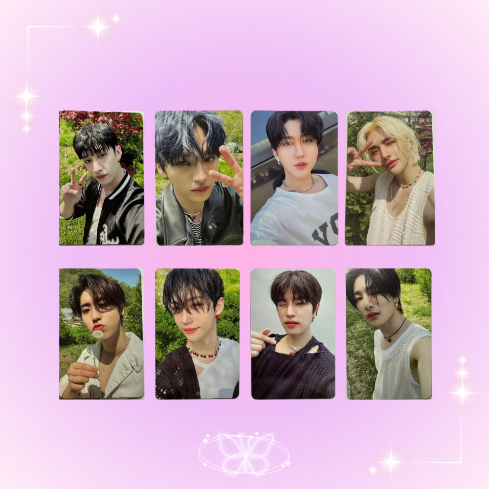 Stray Kids Maxident Album Photocards (T-Crush Ver.)