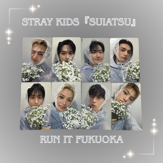 [PRE-ORDER] Stray Kids 4th Japanese Mini Album - 『SUIATSU』 'RUN IT' Fukuoka Offline POB Benefit Photocard