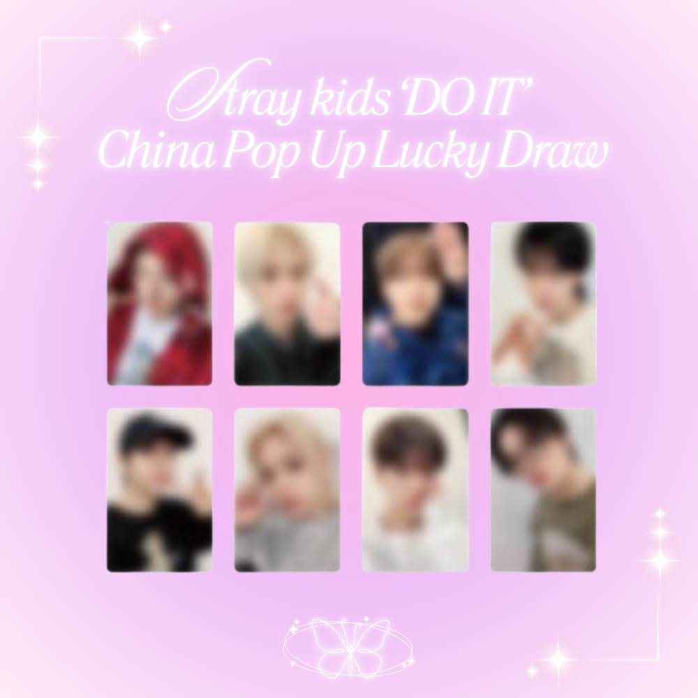 [PRE-ORDER] Stray Kids 'DO IT' Pop Up Store China Lucky Draw Photocard