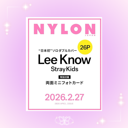 [PRE-ORDER] Stray Kids Lee Know Nylon Japan Magazine - April 2026 Issue