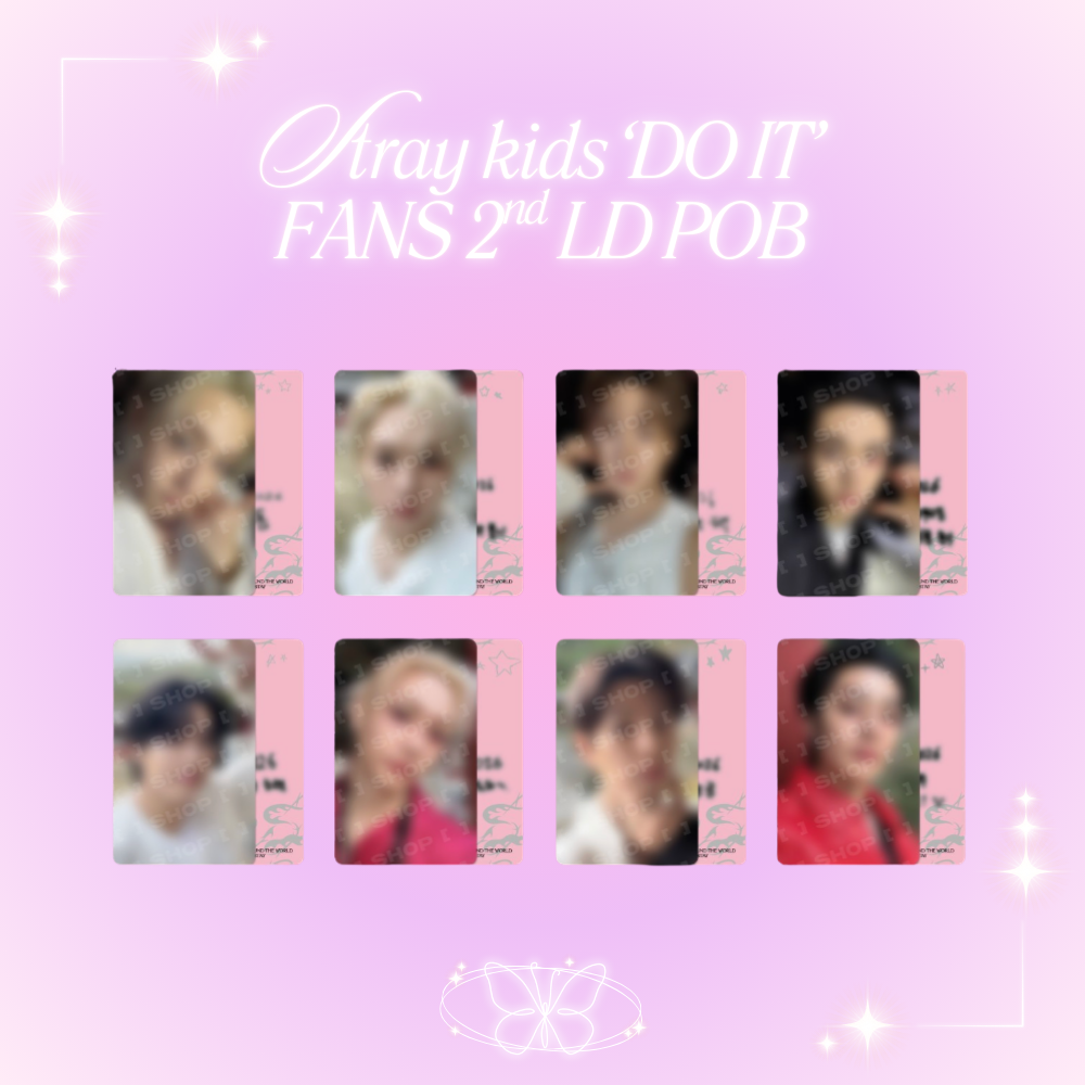 [PRE-ORDER] Stray Kids 'DO IT' FANS Shop 2nd Online Lucky Draw POB Photocard