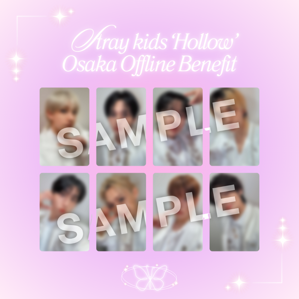 [PRE-ORDER] Stray Kids 'Hollow' Offline Event (Osaka) Benefit Photocard