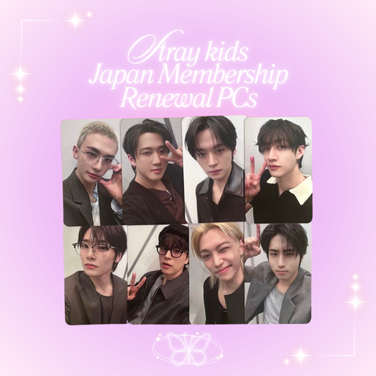 [PRE-ORDER] Stray Kids Japan Fanclub Renewal Photocards