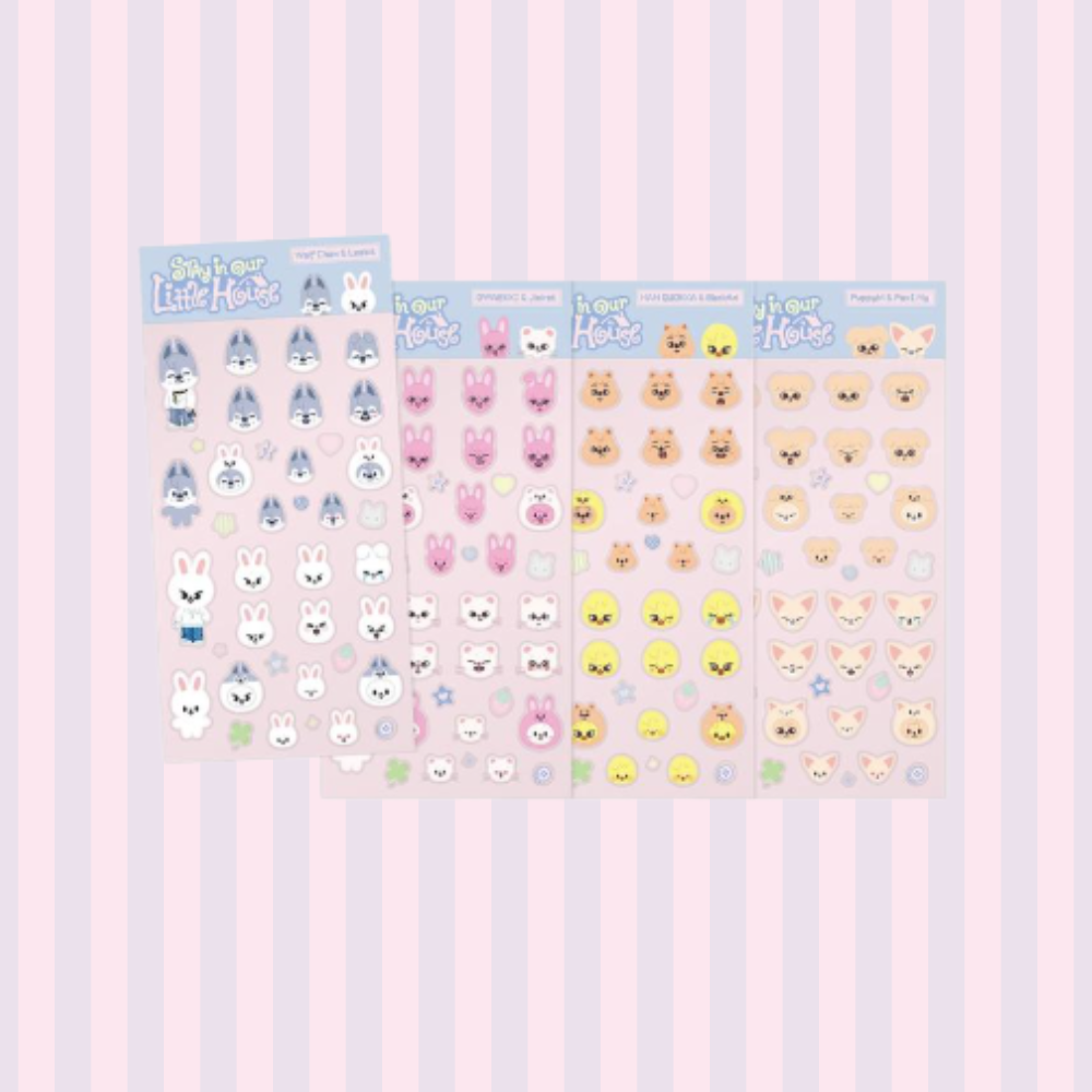 [PRE-ORDER] SKZOO 3D Sticker - Stray Kids 6th Fanmeeting 'STAY in Our Little House' MD