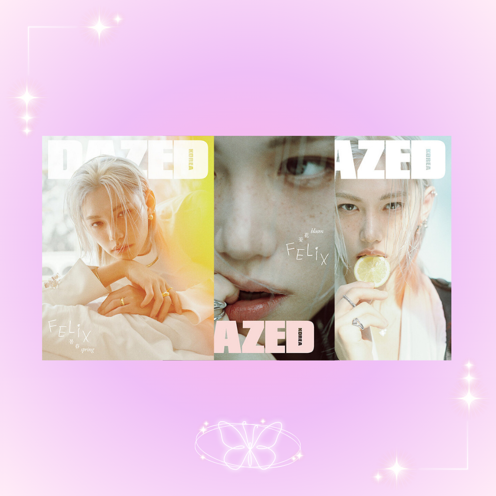 [PRE-ORDER] Stray Kids Felix Dazed Korea Magazine - April 2026 Issue