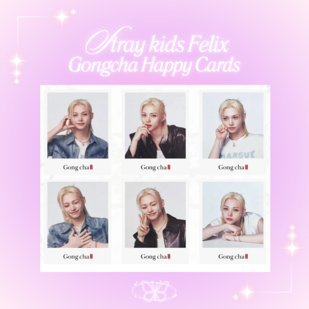 [PRE-ORDER] Stray Kids Felix Gongcha Happy Card Sets