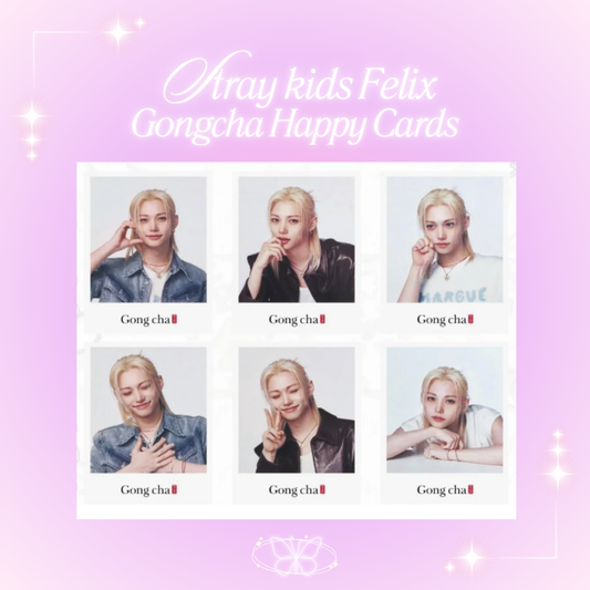 [PRE-ORDER] Stray Kids Felix Gongcha Happy Card Sets