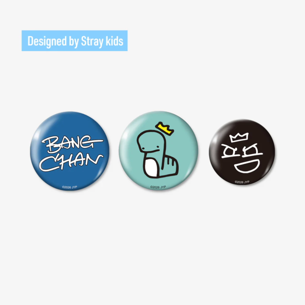 [PRE-ORDER] Badge Set - Stray Kids World Tour 'RUN IT' Japan MD