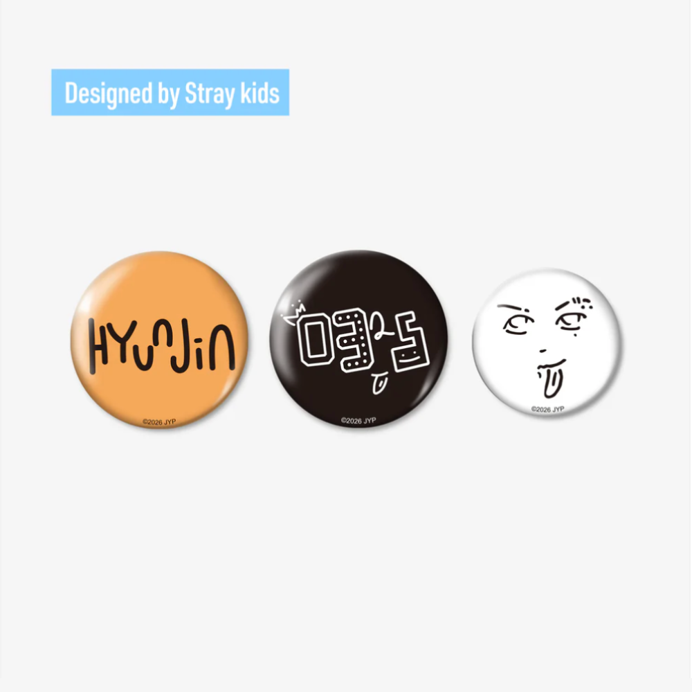 [PRE-ORDER] Badge Set - Stray Kids World Tour 'RUN IT' Japan MD