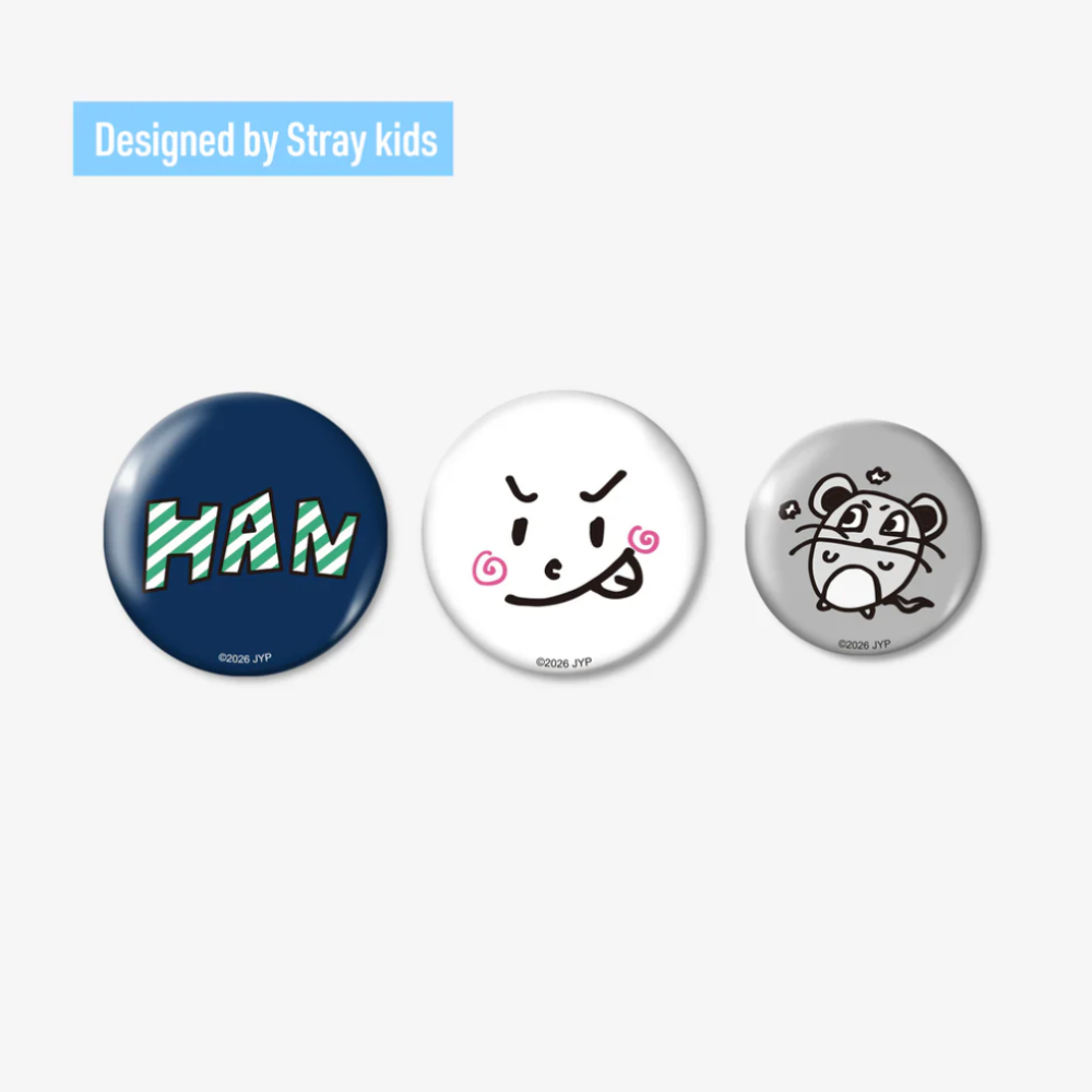 [PRE-ORDER] Badge Set - Stray Kids World Tour 'RUN IT' Japan MD