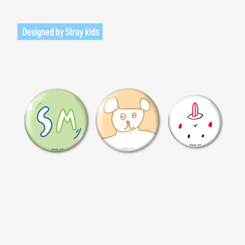 [PRE-ORDER] Badge Set - Stray Kids World Tour 'RUN IT' Japan MD