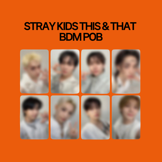 [PRE-ORDER] Stray Kids 10th Mini Album - THIS & THAT Blue Dream Media POB Benefit Photocard